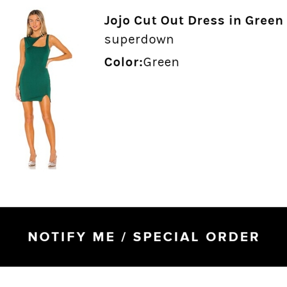 Superdown Jojo cutout mini dress